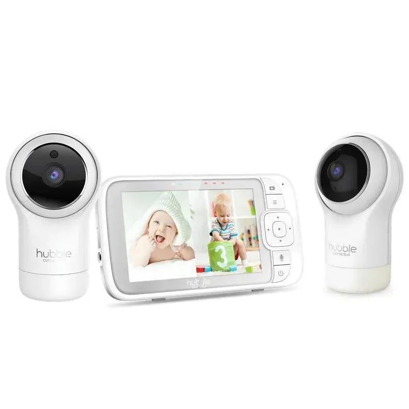 Hubble – Nursery View Pro Twin 5 Video Baby Monitor Twin Set With Pan, Tilt, And Zoom