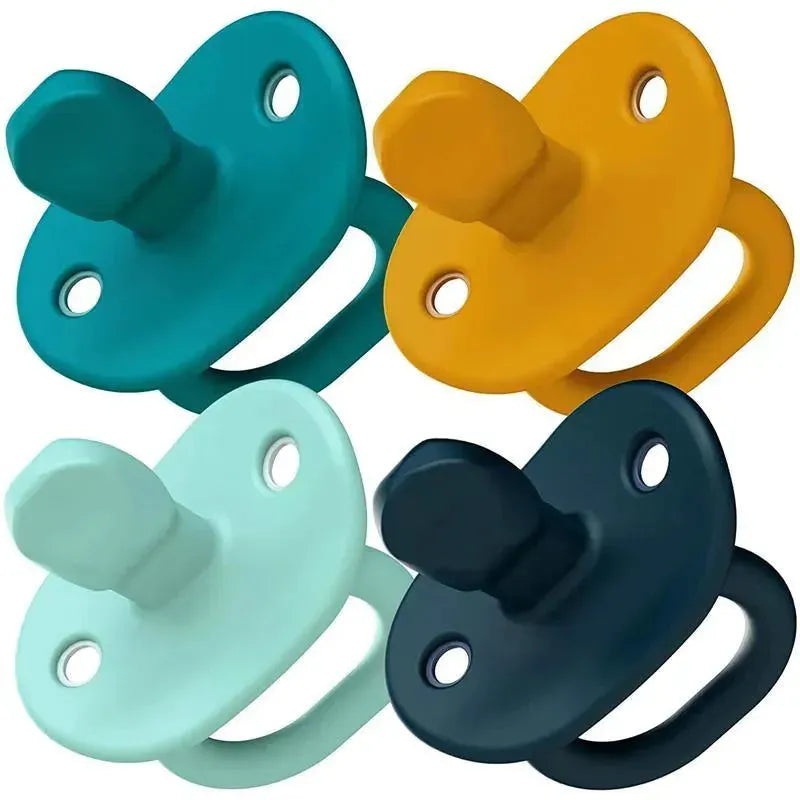 Tomy – 4Pk Boon Pacifier Blue Jewl Stage 2, 3M
