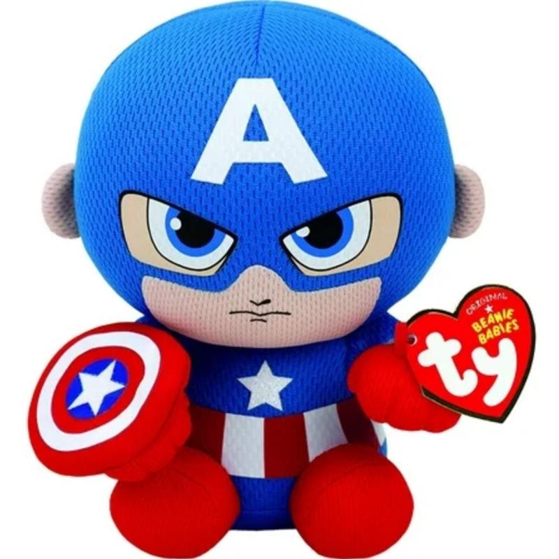 Ty – Beanie Boos, Ty Captain America Plush
