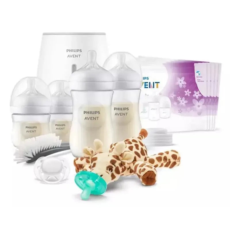 Avent – Natural All In One Gift Set With Snuggle Giraffe