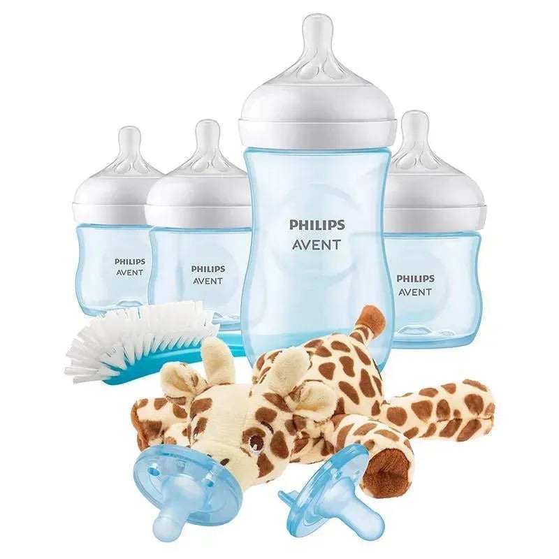 Avent – Natural Baby Bottle Blue Baby Gift Set With Snuggle
