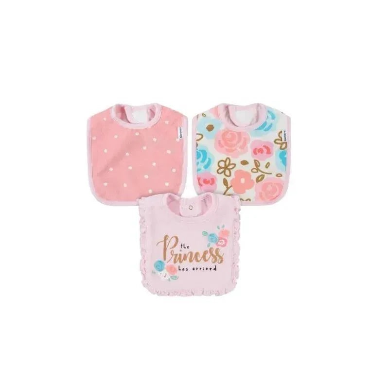 Gerber – 3Pk Terry Bib Girl One Size Princess