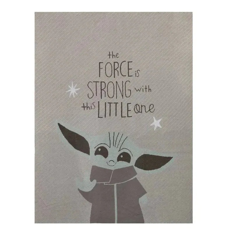 Lambs & Ivy – Baby Knit Blanket, The Child Baby Yoda