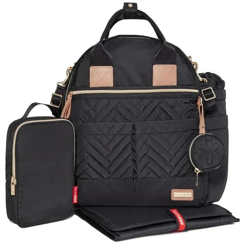 Skip Hop – Suite Diaper Bag Backpack Set, Black