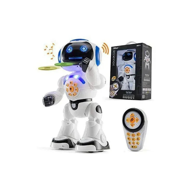 Top Race Remote Control Robot Toy for Kids, Interactive & Smart Dancing to Beat Robot