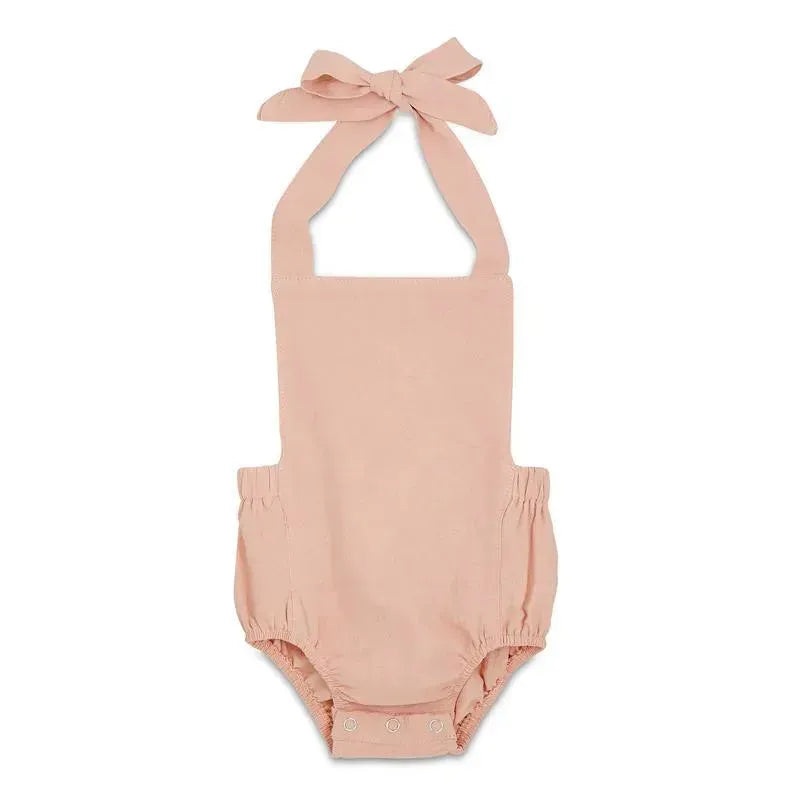 Babe Basics – Summer Baby Romper, Blush