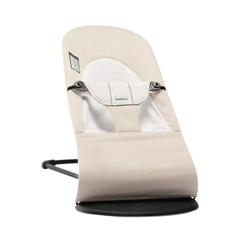 Babybjorn – Baby Bouncer Balance Soft Light Grey Frame Cotton/Jersey, Beige/Gray
