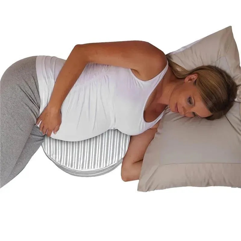 Boppy – Pregnancy Pillow Wedge with Cover, Gray Stripe