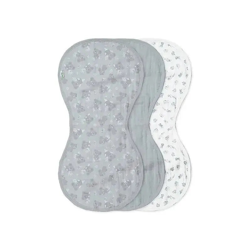 Iplay – 3Pk Muslin Burp Cloths Made From Organic Cotton, Gray Koala