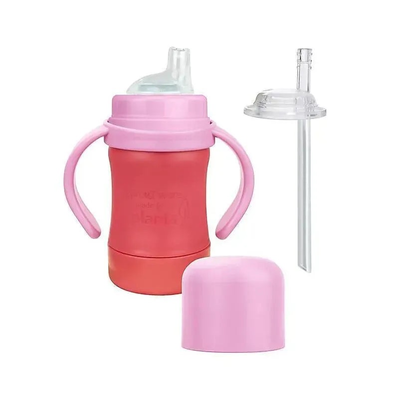 Iplay – Sprout Ware Sip & Straw Cup Made From Plants, Pink, 6M