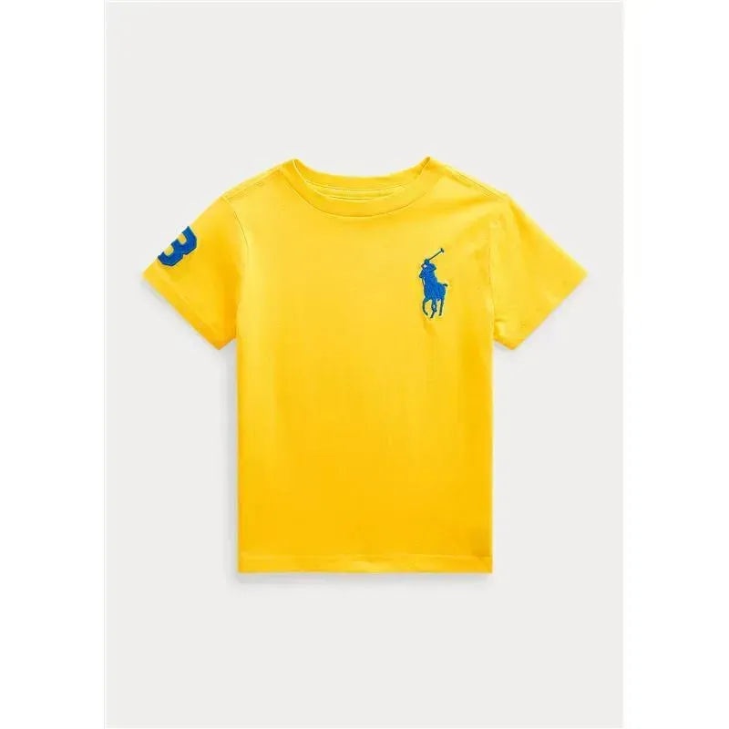 Polo Ralph Lauren – Baby Boy Big Pony Cotton Jersey Tee, Yellow