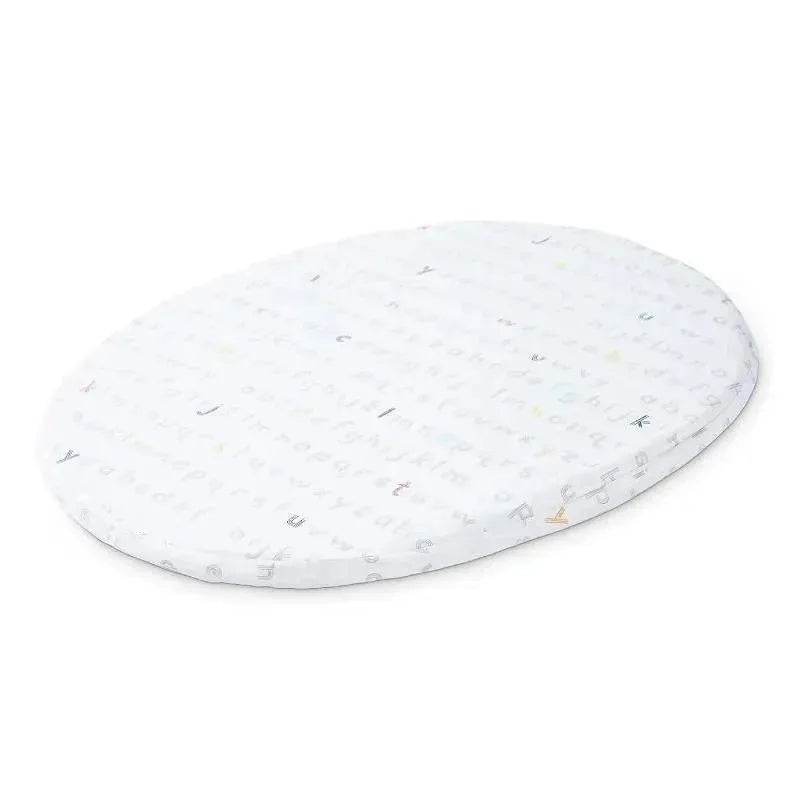 Stokke – Sleepi Mini Fitted Sheet by Pehr, Rainbow Alphabet Lines