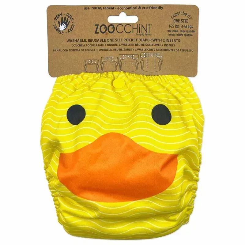 Zoocchini – Cloth Diaper Duck With 2Pk Insert One Size