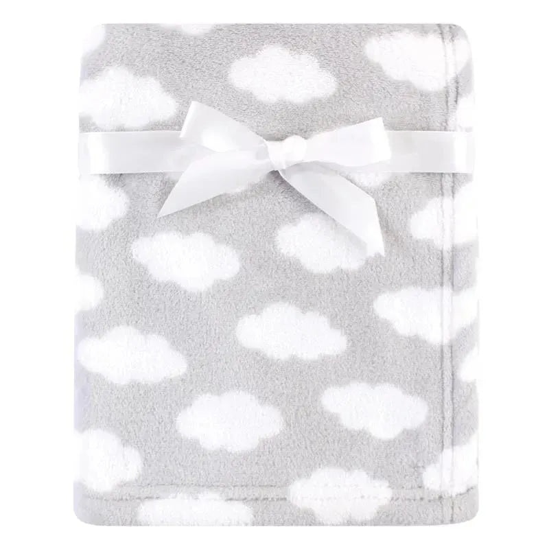 Baby Vision – Coral Fleece Blanket, Gray Cloud