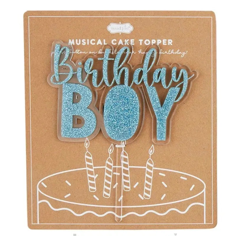 Mud Pie – Birthday Boy Cake Toppers