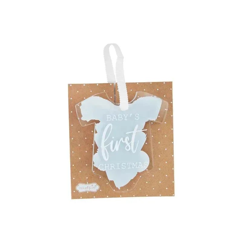 Mud Pie- Blue Baby’s First Christmas Ornament