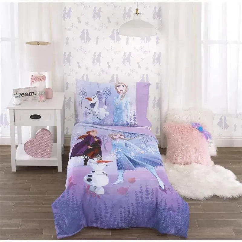 Nojo – Disney Frozen 2 Forest Spirit 4-Piece Toddler Bed Set