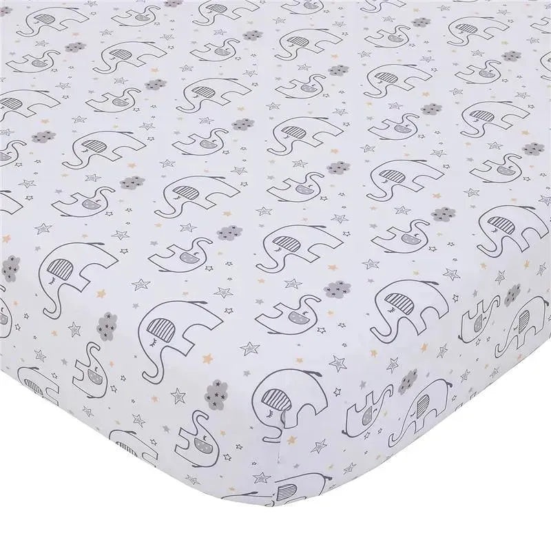 Nojo – Dream Big Little Elephant Fitted Crib Sheet