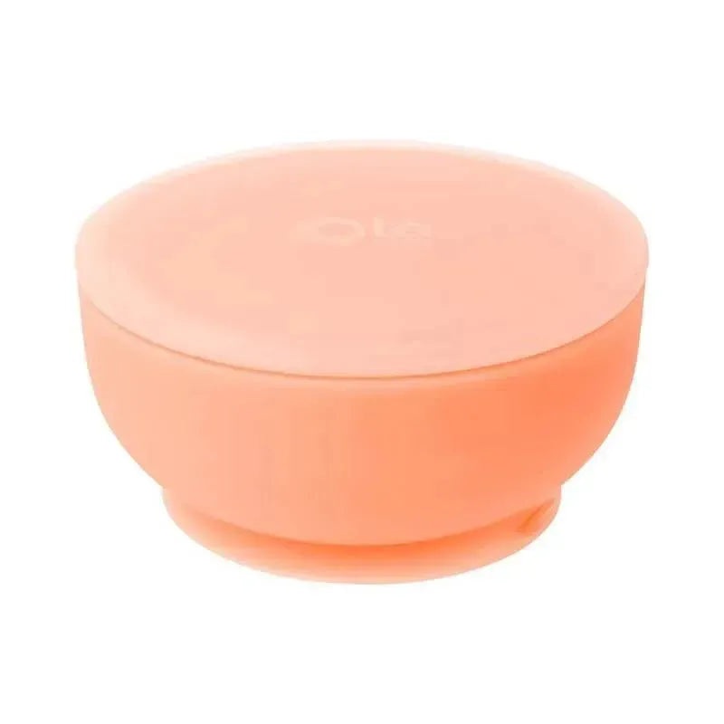 Ola Baby – Suction Bowl With Lid, Coral