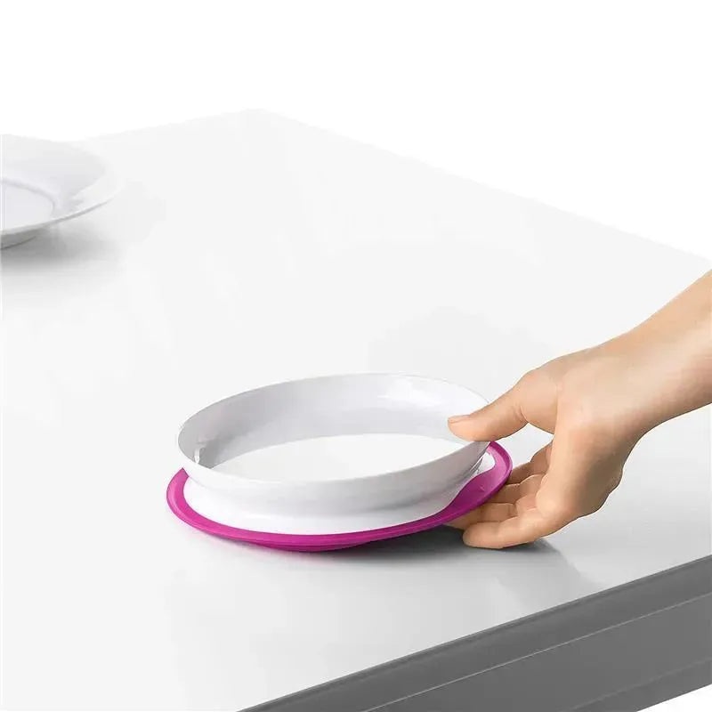 OXO Tot Stick & Stay Plate, Pink