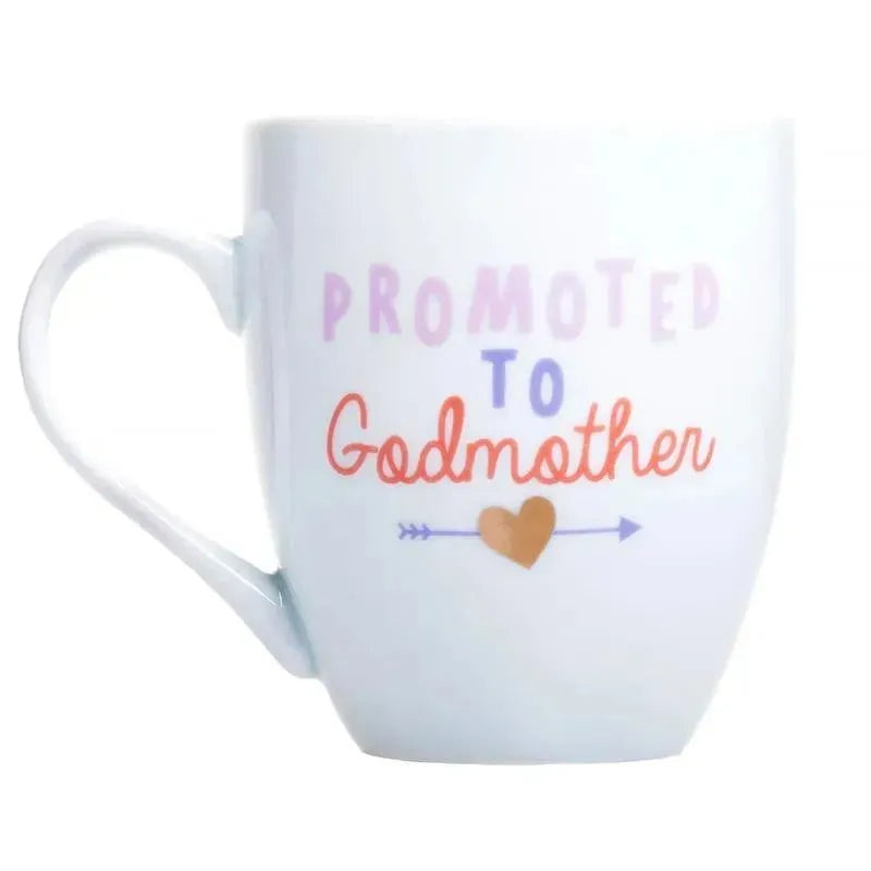 Pearhead – Promoted To Godmother Mug