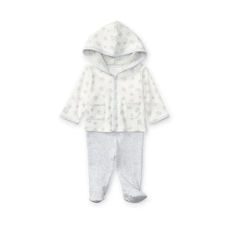 Polo Ralph Lauren Baby – Cotton Hoodie & Pant Set, Paper White