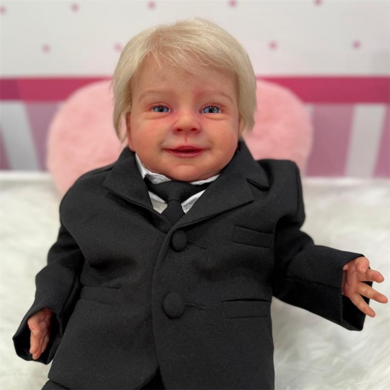Reborn Baby Doll – White Vinyl, Donald