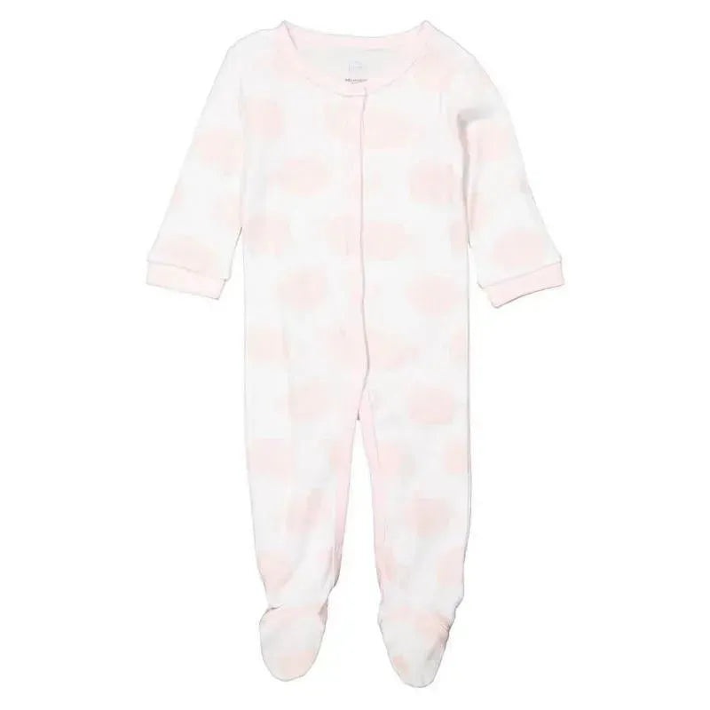 Rose Textiles – Baby Girl Pink Elephant Interlock Coverall