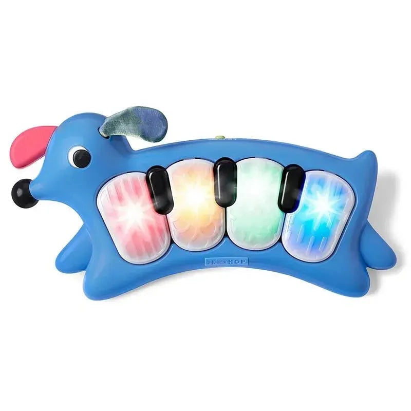 Skip Hop Vibrant Village Light-Up Dog Piano, Blue