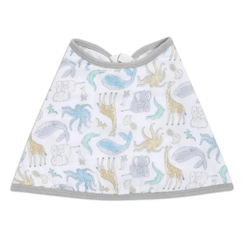 Aden + Anais – Cotton Muslin Burpy Bib, Natural History