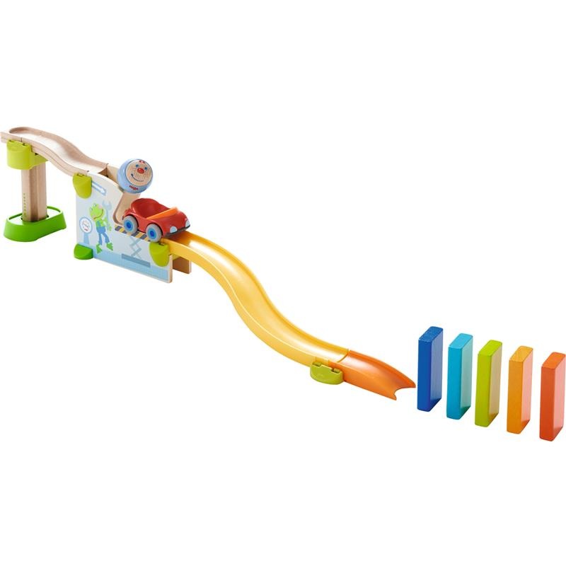 Haba – Kullerbu Jump into Car Dominos Play Set