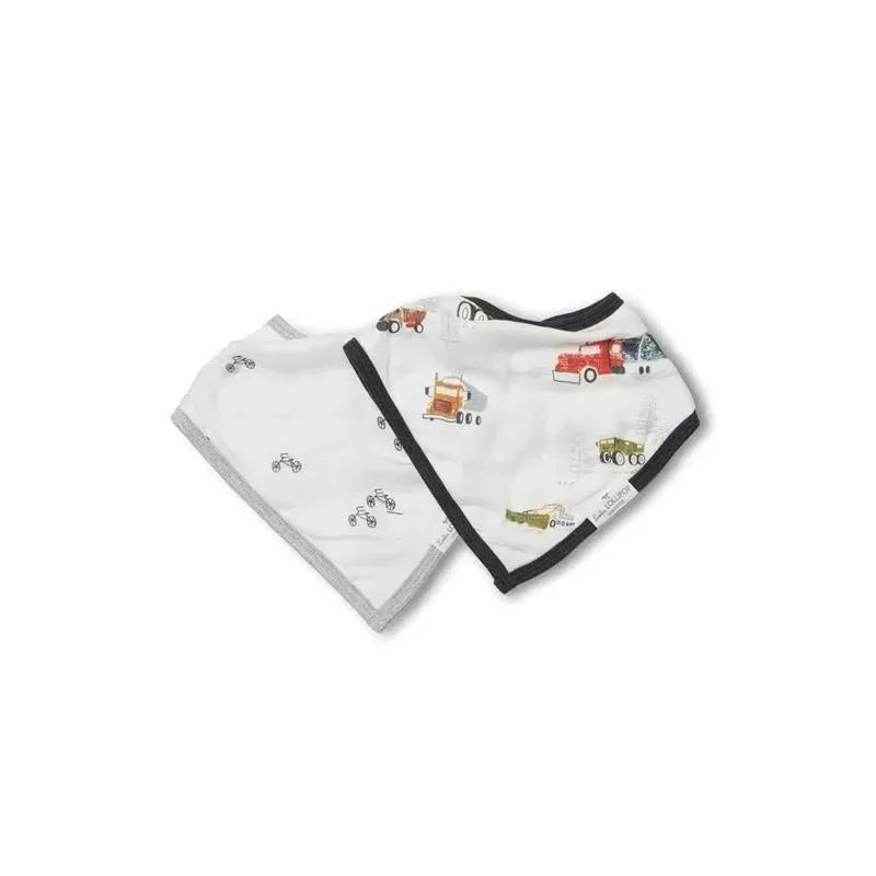 Loulou Lollipop – Bib Set Muslin, Happy Trucks