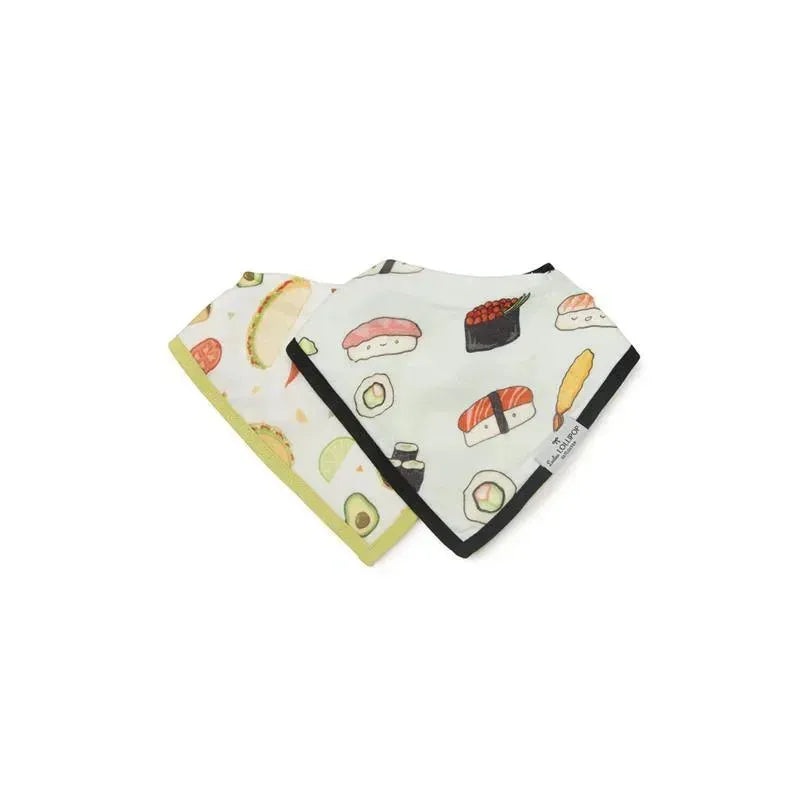 Loulou Lollipop – Bib Set Muslin, Sushi/Taco