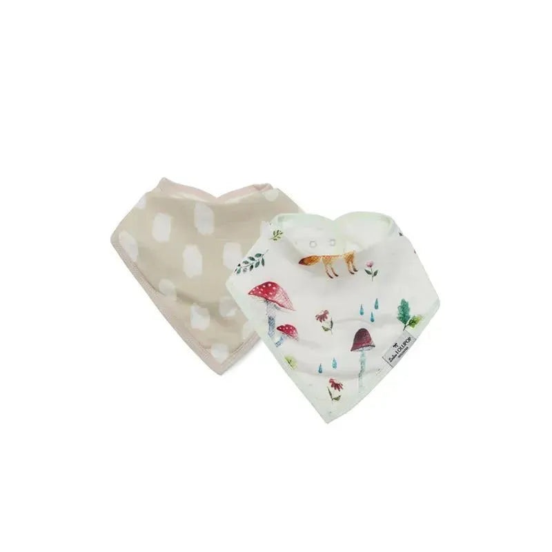 Loulou Lollipop – Bib Set Muslin, Woodland Gnome