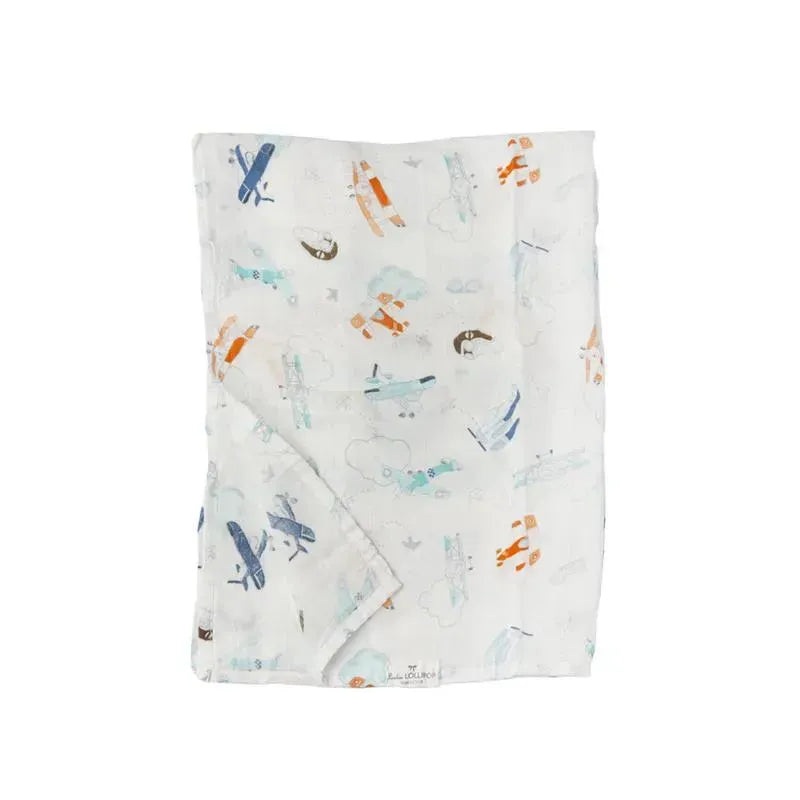 Loulou Lollipop – Muslin Swaddle, Born To Fly