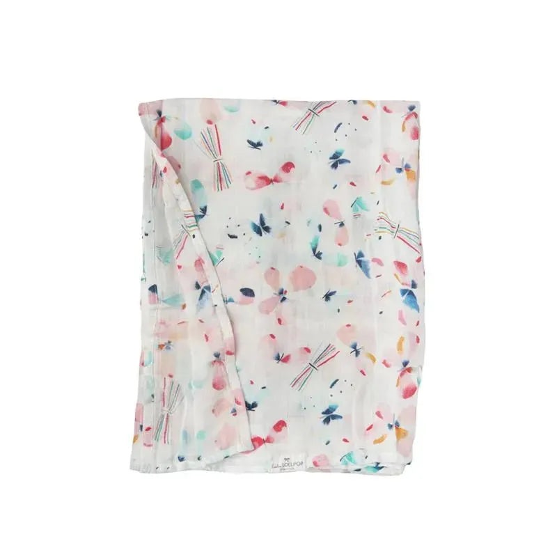 Loulou Lollipop – Muslin Swaddle, Butterfly