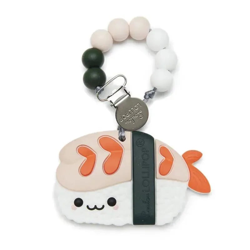 Loulou Lollipop – Silicone Teether Set, Ebi Shrimp