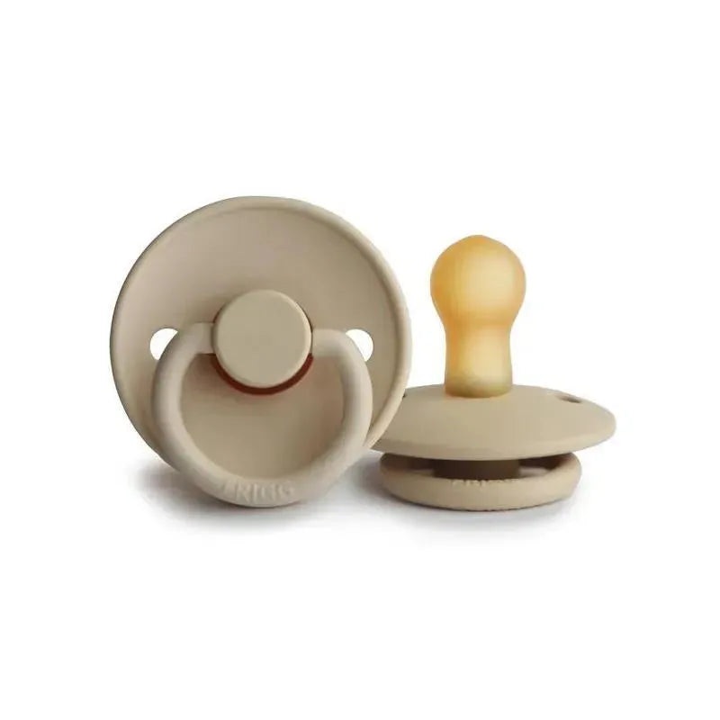 Mushie – Frigg Natural Rubber Pacifier, Sandstone
