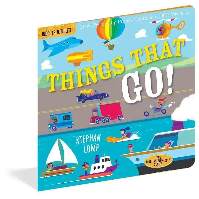 Workman Publishing Indestructibles Things That Go Book