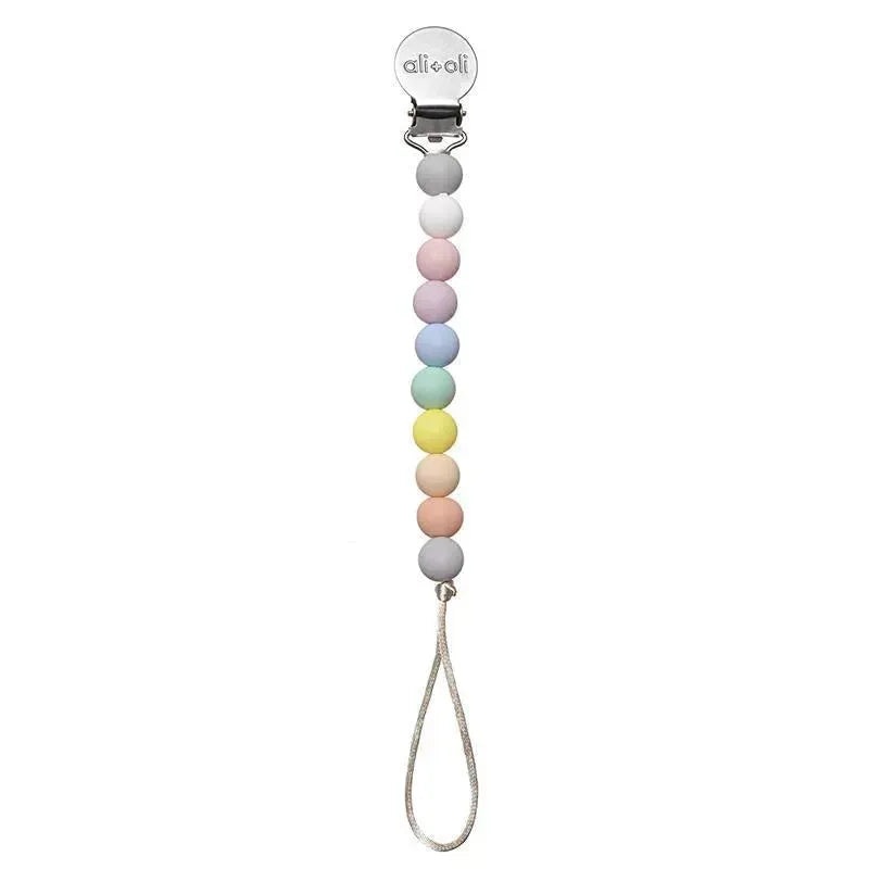 Ali + Oli Pacifier Clip (Thin Pastel)