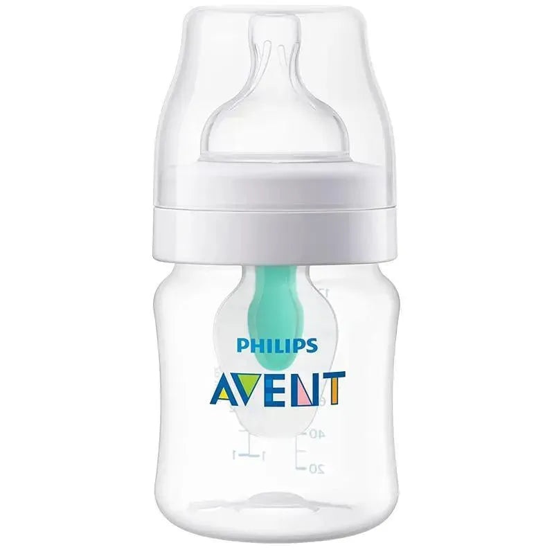 Avent – 1Pk Anti-Colic Baby Bottle With Airfree Vent, 4Oz, Clear