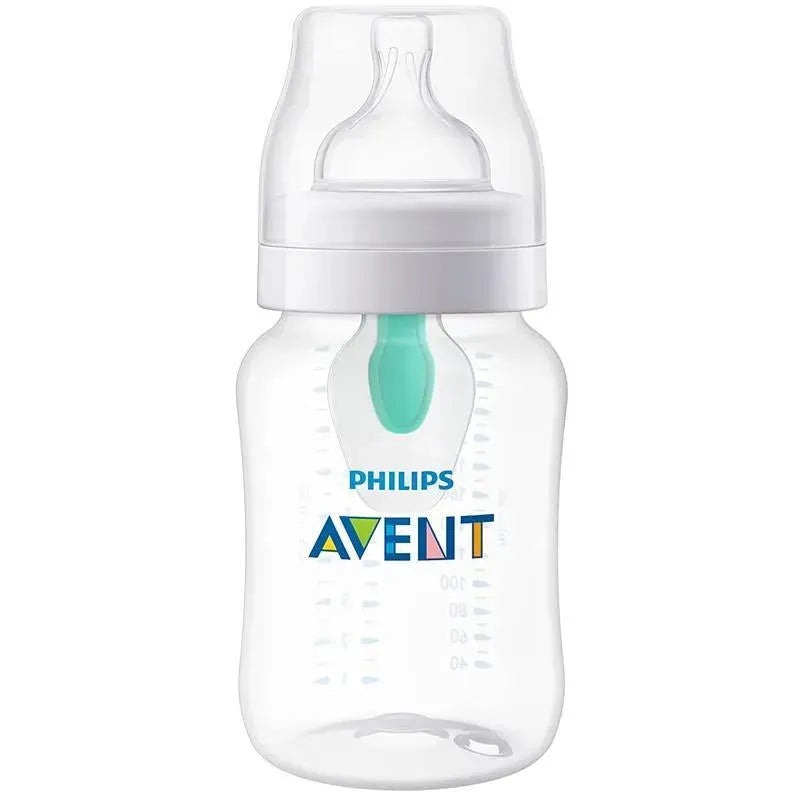 Avent – 1Pk Anti-Colic Baby Bottle With Airfree Vent, 9Oz, Clear