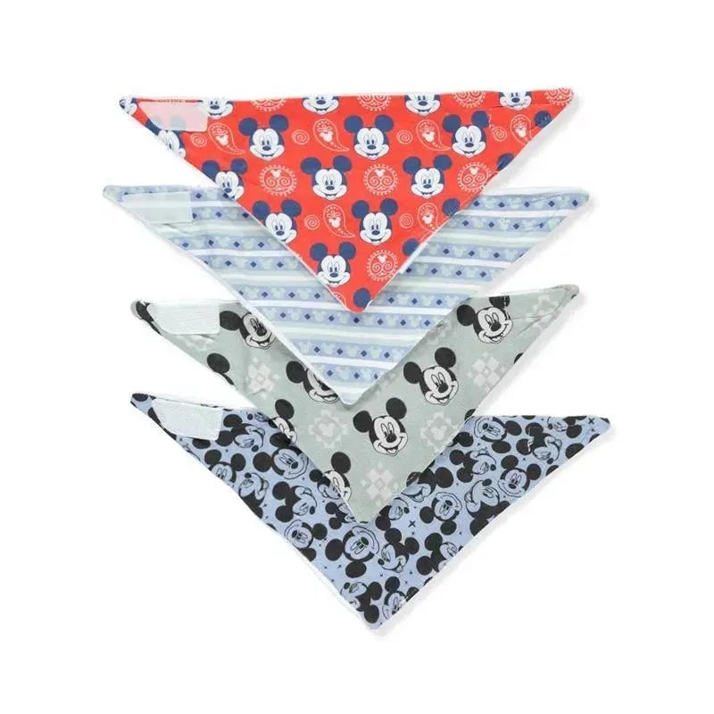 Baby King Bandana Bibs 4Pk Mickey