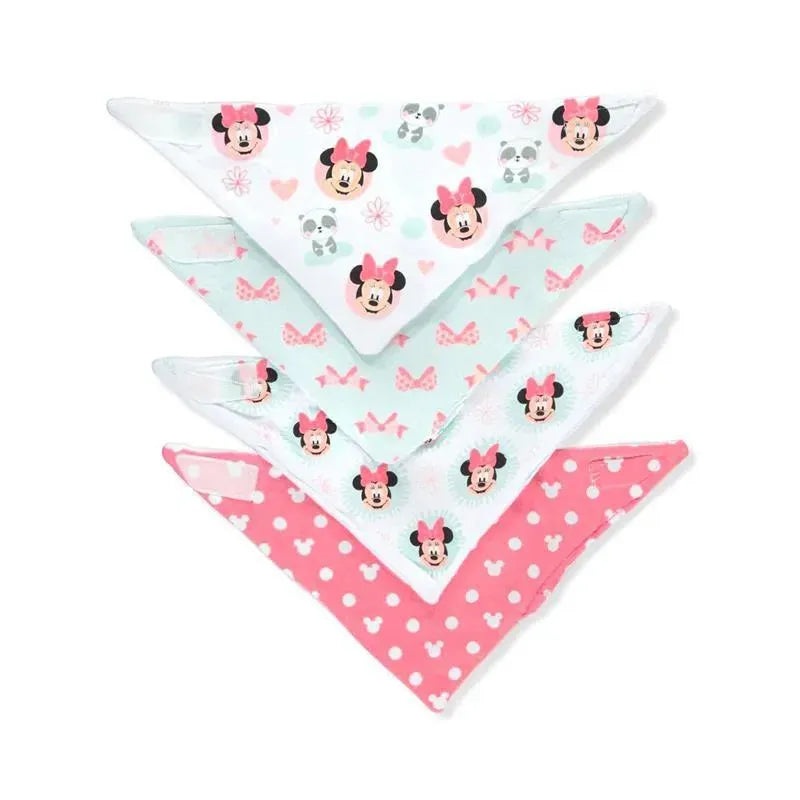 Baby King Bandana Bibs 4Pk Minnie