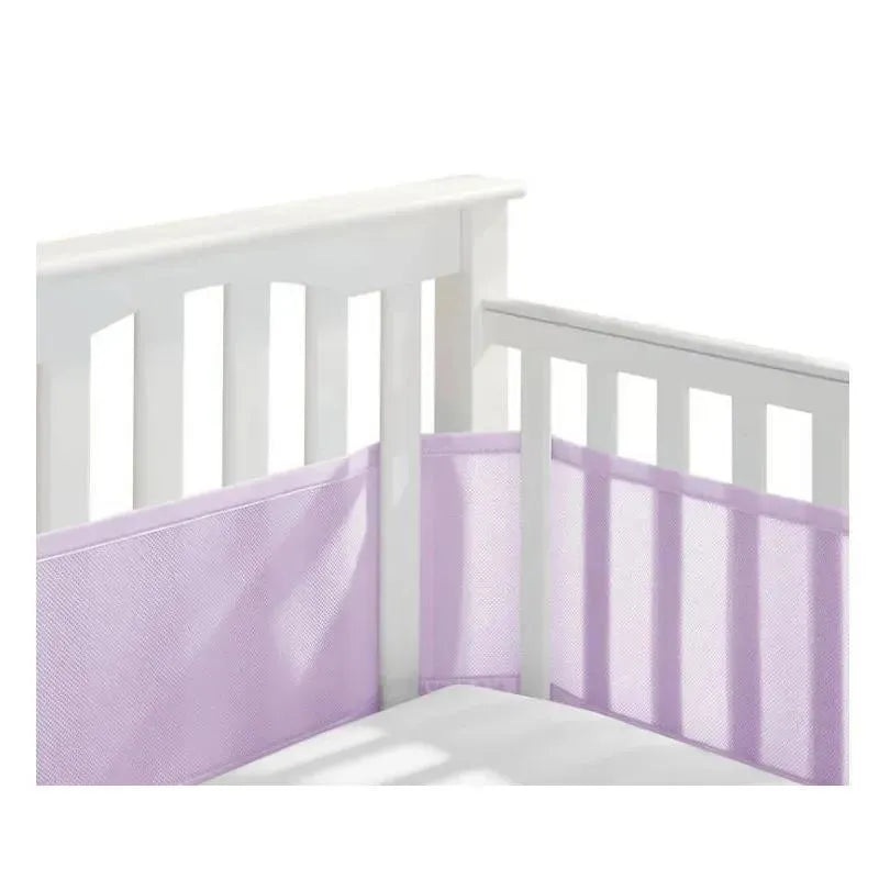 BreathableBaby – Classic Breathable Mesh Crib Liner, Lavender
