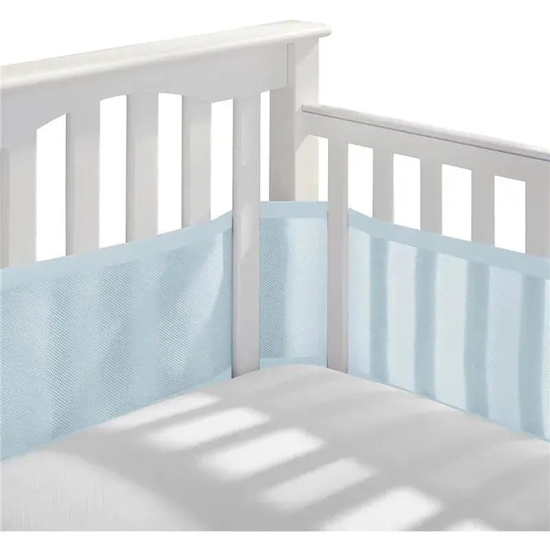 BreathableBaby – Classic Breathable Mesh Crib Liner, Light Blue