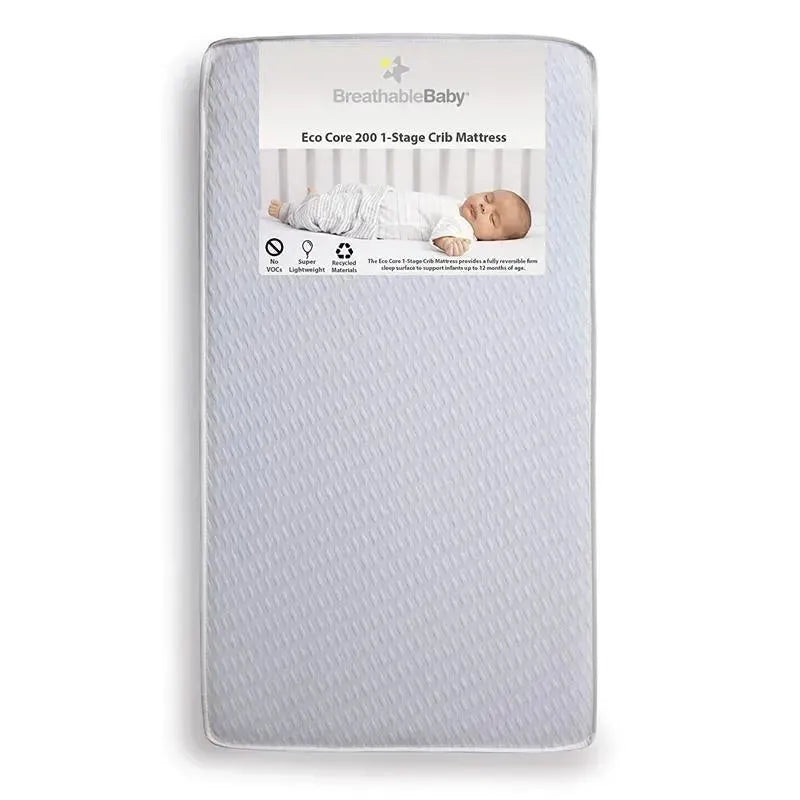 BreathableBaby – Eco Core 200 1-Stage Mattress, White