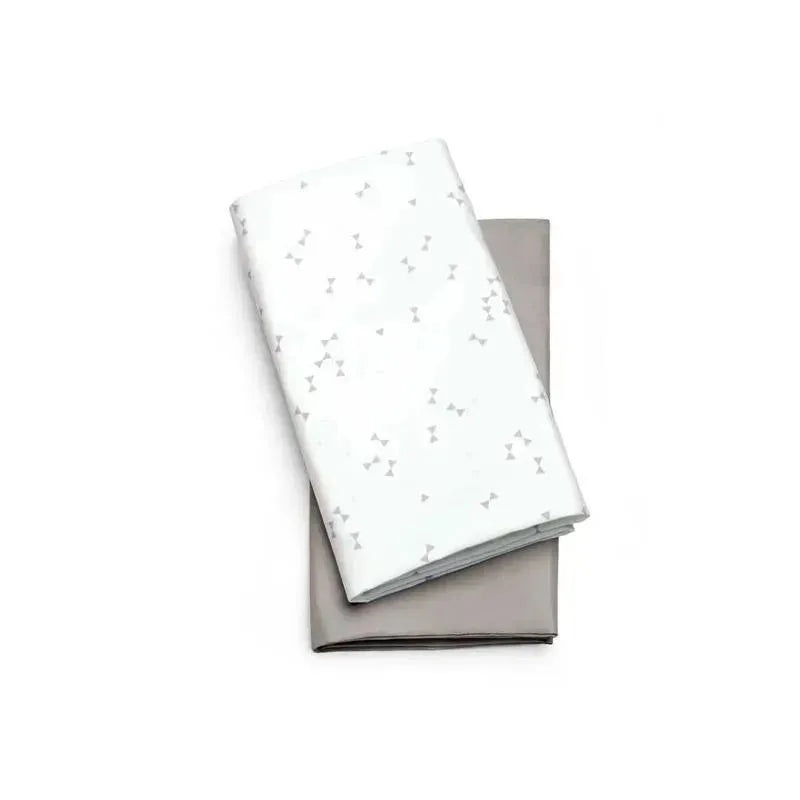Chicco – 2Pk Lullago Bassinet Sheets, Grey Triangle