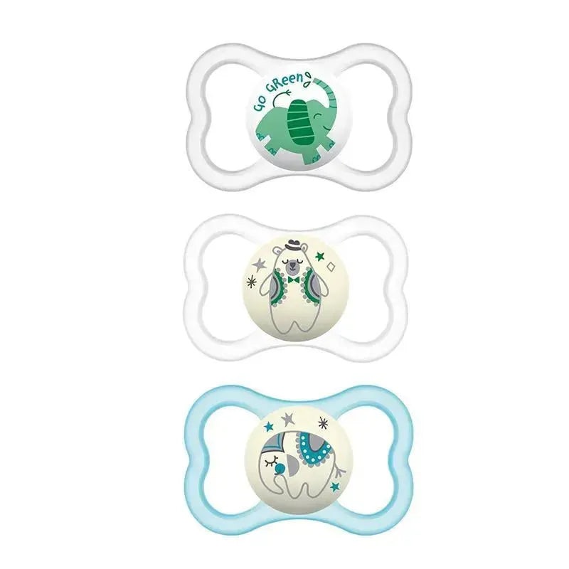 Mam – 3Pk Unisex Air Night & Day Pacifiers, 16M+