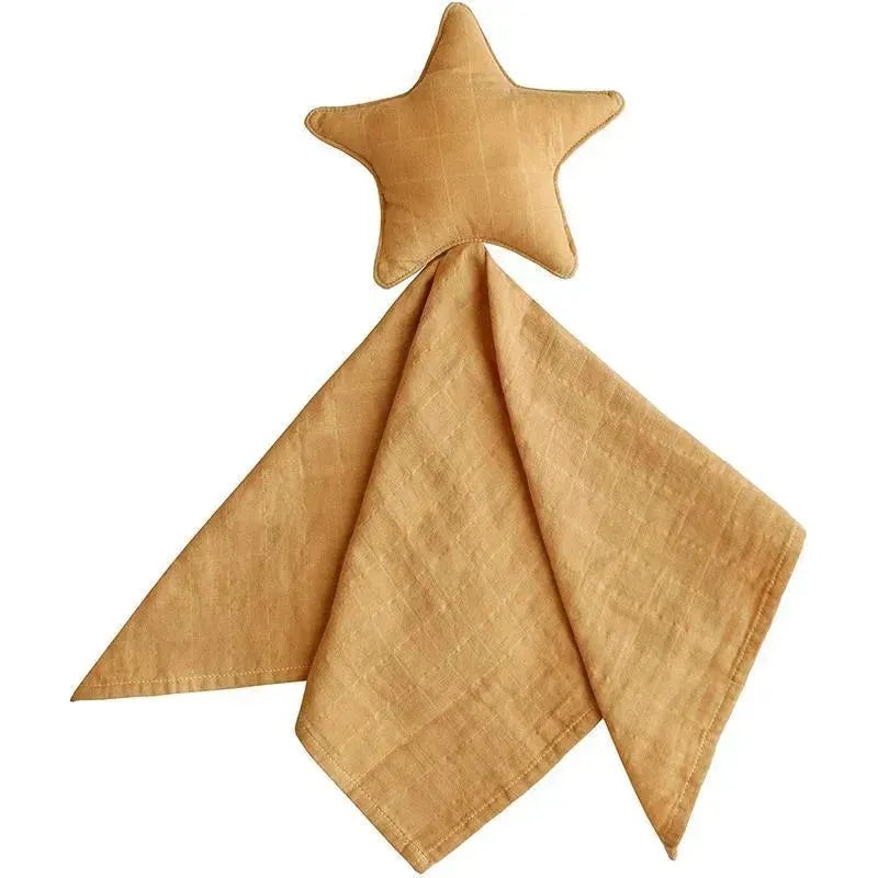 Mushie Lovely Blanket Star Lovey – Fall Yellow